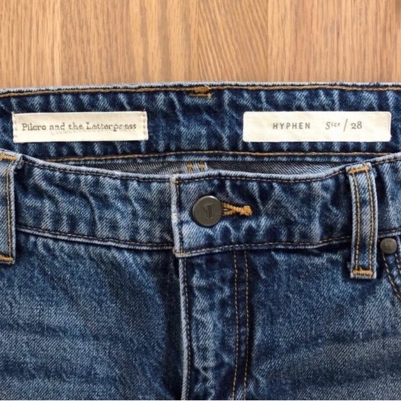 Anthropologie Pilcro & the Letterpress Fringe Jeans size 28 - Picture 6 of 7